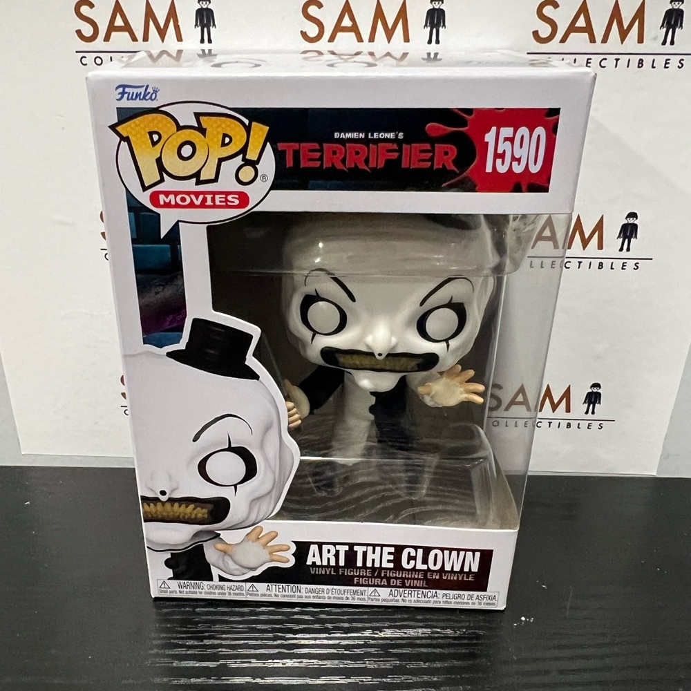 Art the clown #1590 Terrifier Funko Pop + Protector